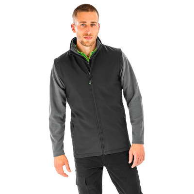 Recycled men’s softshell bodywarmer